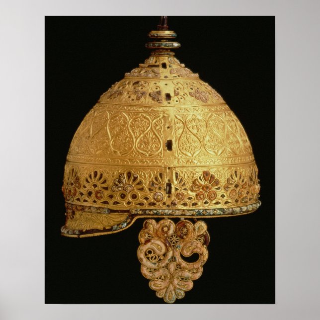 Celtic helmet found at Agris, Charante, 4th centur Poster (Front)