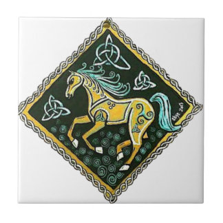 Celtic Horse Ceramic Tile