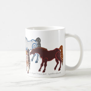 celtic horse herd coffee mug