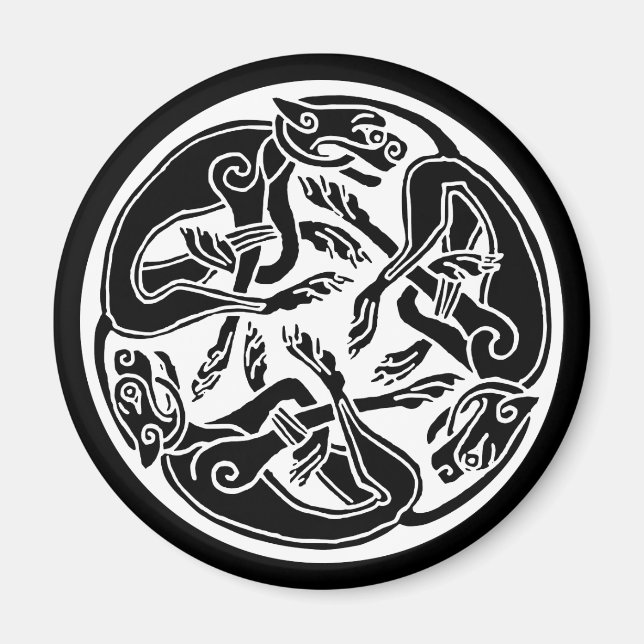 celtic hounds magnet (Front)
