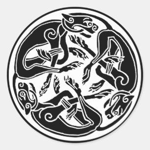 celtic hounds stickers