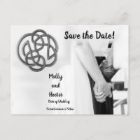 Celtic Infinity Knot Holding Hands Save the Date