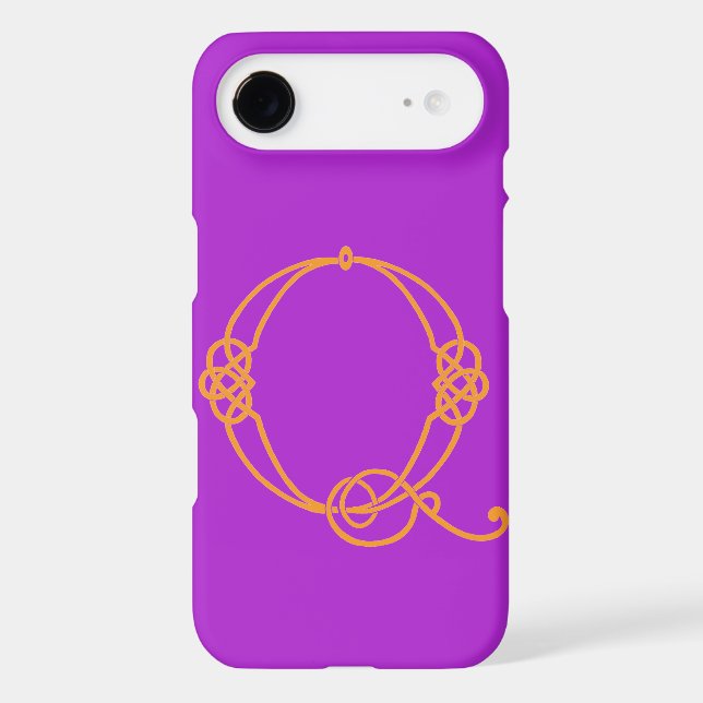 Celtic Initial Q iPhone 7 Case (Back)