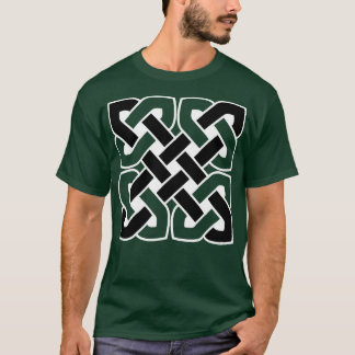 Celtic Interwoven Endless Knot Geometric Pattern 5 T-Shirt