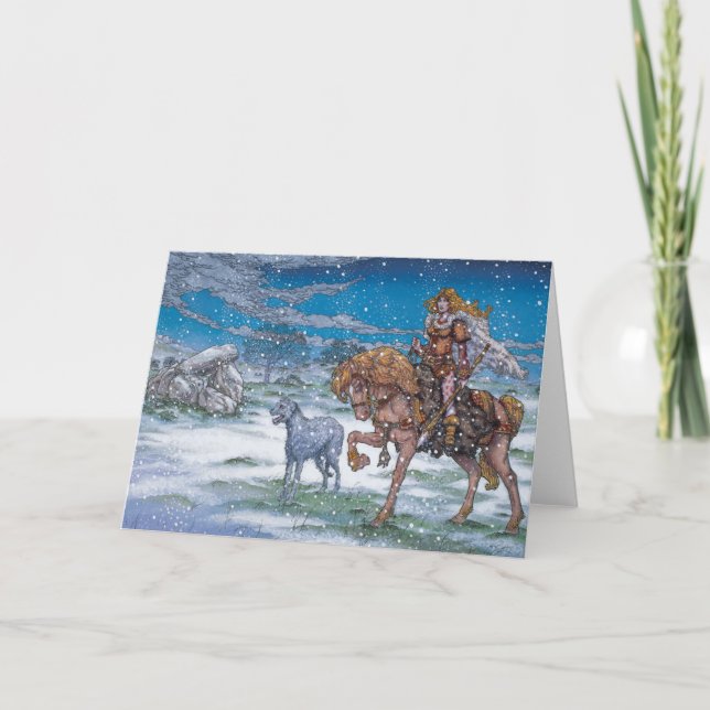 Celtic Irish Christmas Card Finnchoem (Front)