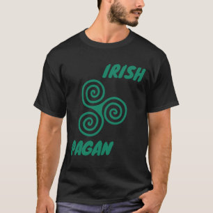 Celtic Irish Pagan Triskele Trinity Swirls T-Shirt
