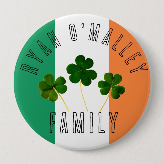 Celtic Irish Pride & Fun 10 Cm Round Badge (Front)