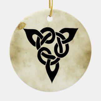 celtic irish sacred symbols ceramic tree decoration