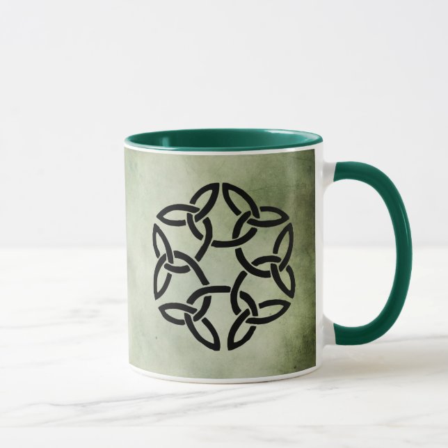 celtic irish sacred symbols mug (Right)