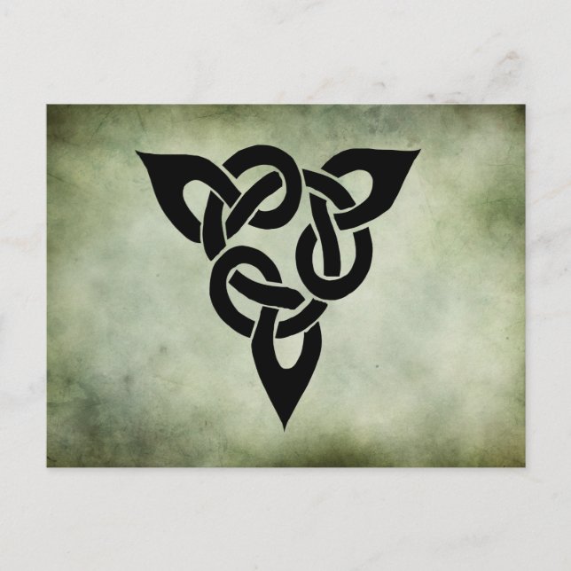 celtic irish sacred symbols postcard (Front)