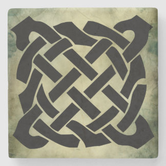 celtic irish sacred symbols stone coaster