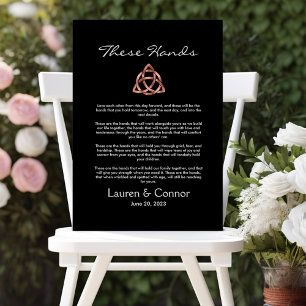 Celtic Irish Wedding Vows Handfasting Ceremony Canvas Print
