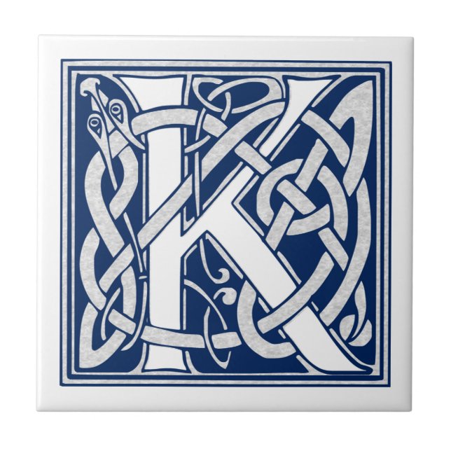 Celtic K Monogram Tile (Front)