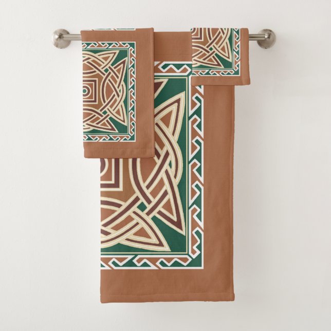 Celtic Kells Bath Towel Set (Insitu)