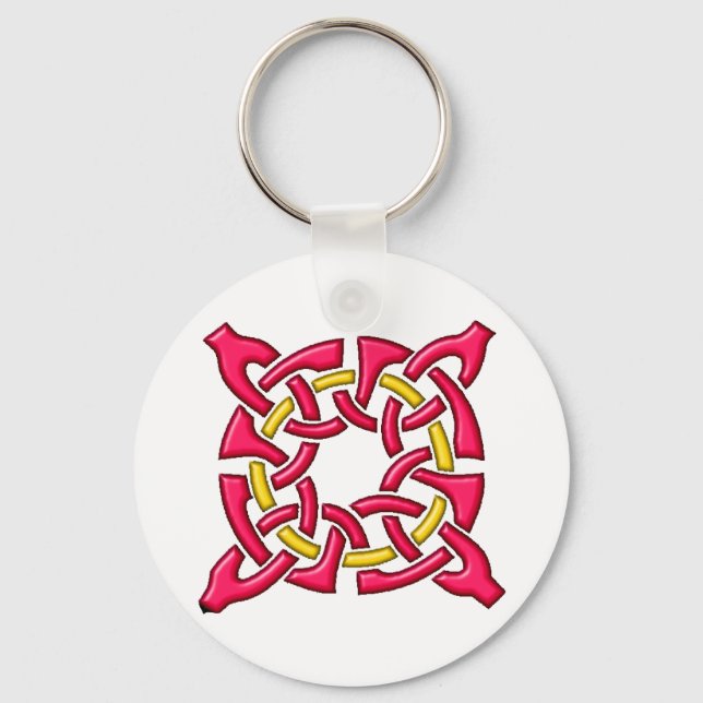 Celtic Knot 13 Key Ring (Front)