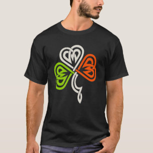 Celtic Knot C Irish Flag Colours for St Patrick's  T-Shirt