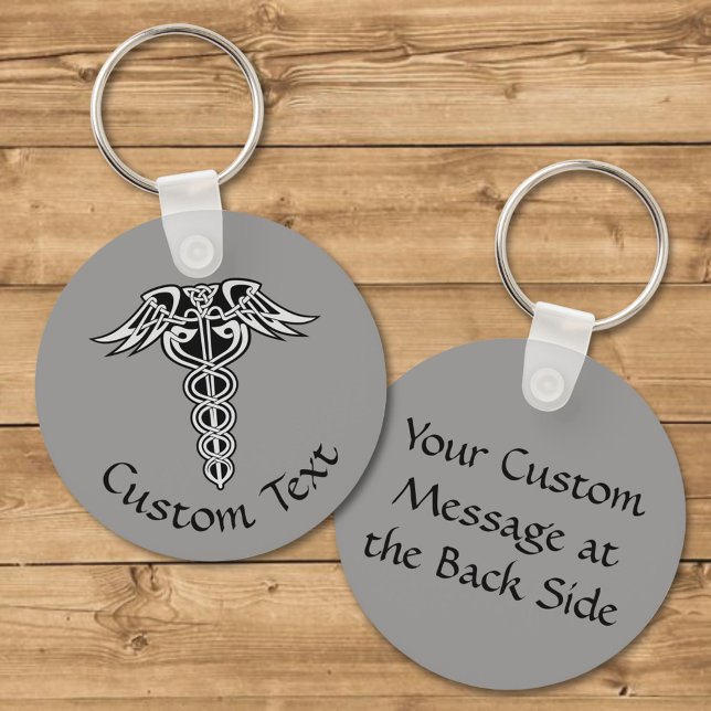 Celtic Knot Caduceus Keychain (Creator Uploaded)