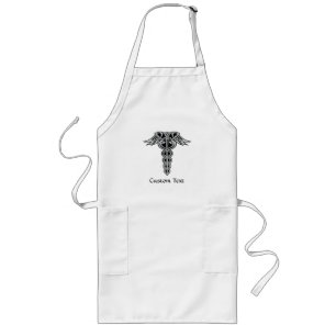 Celtic Knot Caduceus Long Apron