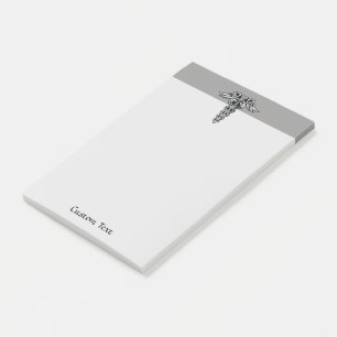 Celtic Knot Caduceus Post-it Notes