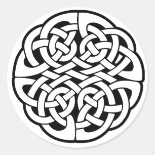 Celtic Knot Classic Round Sticker