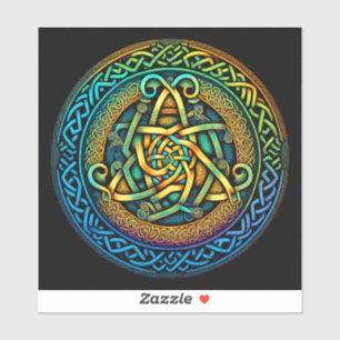 Celtic Knot Colourful Knotwork