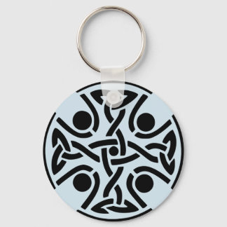 Celtic knot design Basic round KeyChain