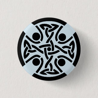 Celtic knot design Button