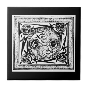 Celtic knot design tile