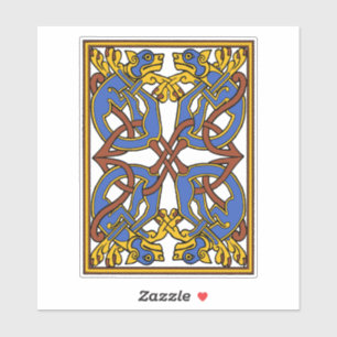 Celtic Knot Design with Hounds