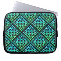 Celtic Knot - Diamond Blue Green