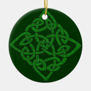 Celtic Knot - Diamond Ceramic Ornament