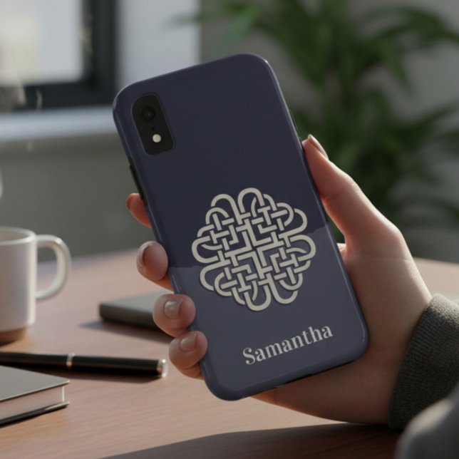 Celtic Knot Heart with Name Case-Mate iPhone Case (Creator Uploaded)