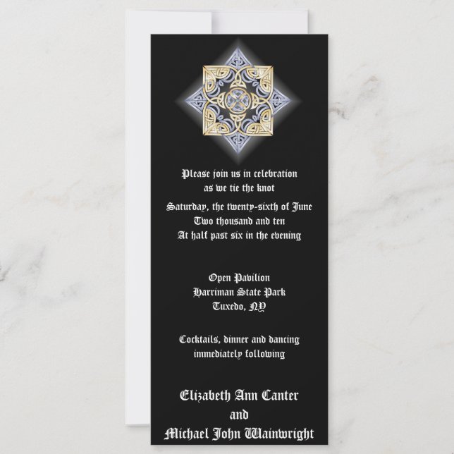 Celtic Knot Invitation (Front)