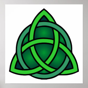 celtic knot ireland ancient symbol pagan irish gre poster