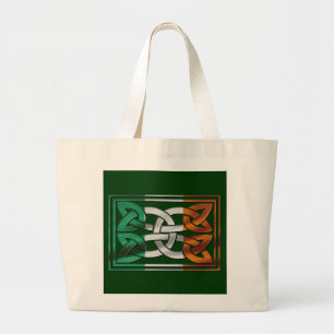 Celtic Knot Irish Flag Designer Bag