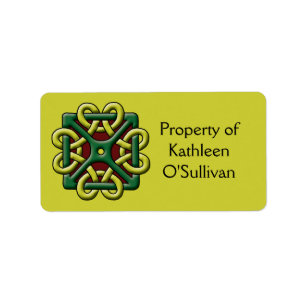 Celtic Knot Label