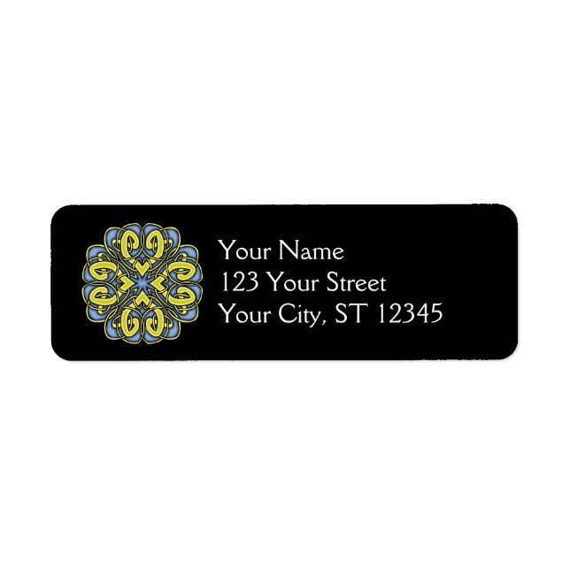 Celtic Knot Label Return Address Label (Front)
