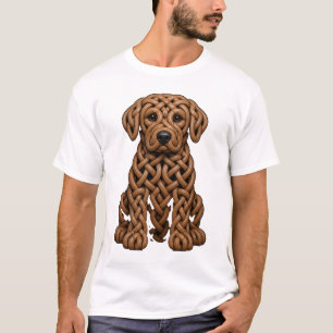 Celtic Knot Labradoodle Dog Art T-Shirt
