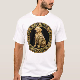 Celtic Knot Labrador Retriever Dog Art T-Shirt