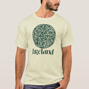 Celtic Knot Medallion Round Design, Irish Artwork T-Shirt