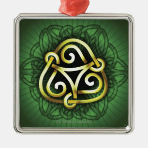 Celtic Knot Metal Tree Decoration