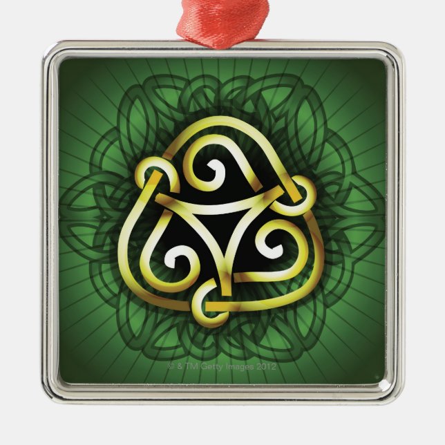 Celtic Knot Metal Tree Decoration (Front)