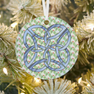 Celtic Knot Metal Tree Decoration