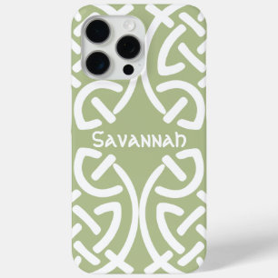 Celtic Knot Pattern Any Colour Personalised iPhone 15 Pro Max Case