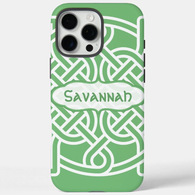 Celtic Knot Pattern Any Colour Personalised iPhone Case-Mate iPhone Case (Back)