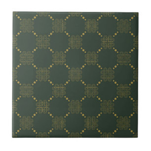 Celtic Knot Pattern Ceramic Tile