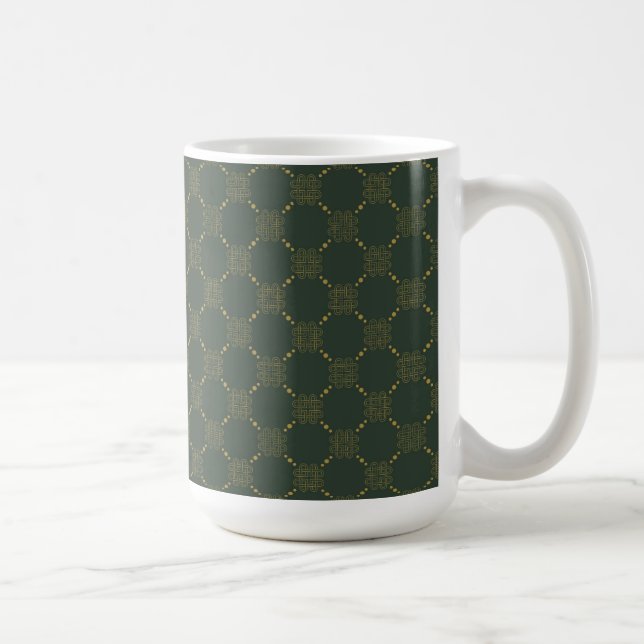 Celtic Knot Pattern Coffee Mug (Right)