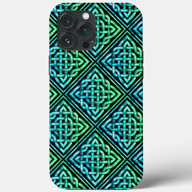 Celtic Knot Pattern iPhone 13 Pro Max Case (Back)