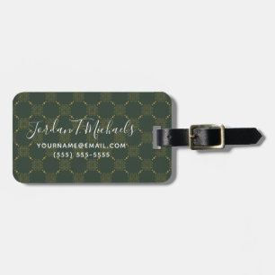 Celtic Knot Pattern Luggage Tag