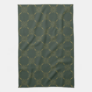 Celtic Knot Pattern Tea Towel